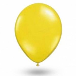 BALÃO 7 LISO AMARELO C. (PC COM50)