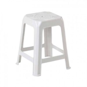 BANQUETA PLÁSTICO BRANCA