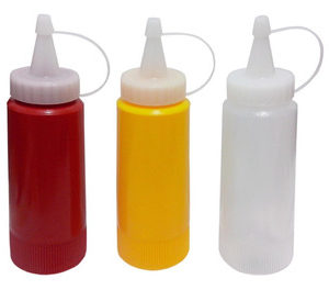 BISNAGA PARA MOLHOS PEQUENO  AMARELA 200ML em Pedra Bela SP