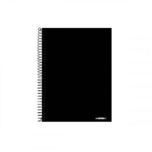 CADERNO 1/4 ESPIR C.DURA 200F NEUTRO PR (42787)