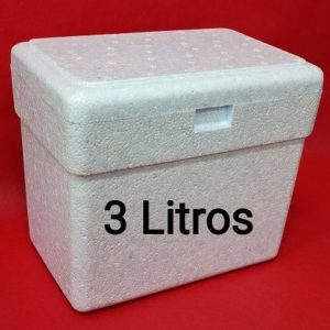 CAIXA DE ISOPOR   03 LTS 229X140X182 COMpaRALARG/ALT em Pedra Bela SP