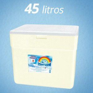 CAIXA DE ISOPOR   45 LTS 462X370X413 COMpaRALARG/ALT em Pedra Bela SP