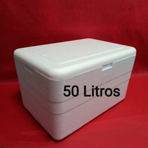 CAIXA DE ISOPOR   50 LTS 618X414X359 COMpaRALARG/ALT em Pedra Bela SP