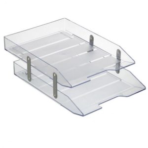 CAIXA PARA CORRESPONDÊNCIA ACRÍLICO 2 ARTICULADA CRISTAL