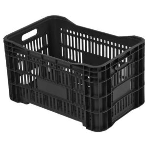 CAIXA PLAST SUPERMERCADO PRETA