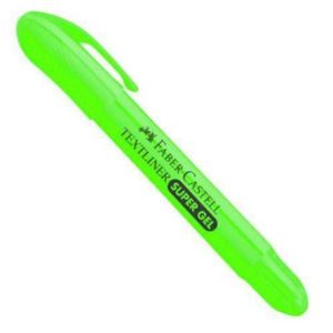 CANETA MARCA TEXTO GEL FABER VERDE
