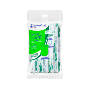 CANUDO STRAWPLAST BIODEGRADÁVEL SACHÊ TRASPARENTE COMUM 195X05MM (PCT COM 100) 870