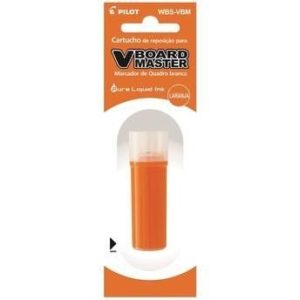 CARTUCHO DE REPOSIÇÃO PARA MARCADOR QUADRO BRANCO LARANJA