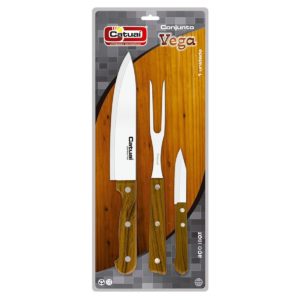 CATUAI - CONJUNTO VEGA COM3 PEÇAS EM INOX (PCT COM3) em Pedra Bela SP