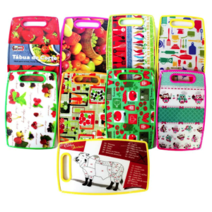 CATUAI - TÁBUA PLÁSTICA DECORADA 37X23CM em Pedra Bela SP