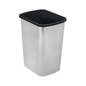 CESTO PARA LIXO 10 LTS PLÁSTICO (TIPO INOX) em Pedra Bela SP