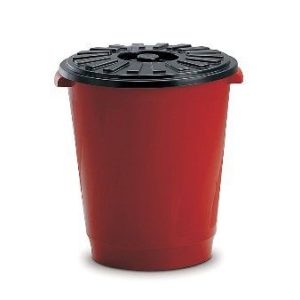 CESTO PARA LIXO FECHADO COL 30 LTS em Pedra Bela SP