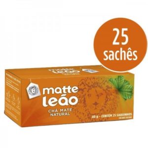 CHÁ MATE NATURAL SACHÊ COM25X40G LEAO