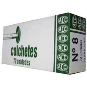 COLCHETE LATONADOS N.08 (CX COM72)