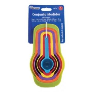 CONJUNTO MEDIDOR 6 PECAS UTIL PLAST