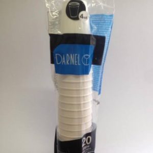 COPO ISOPOR DARNEL 4OZ 118ML (COM20 UNID) (CX COM50X20)