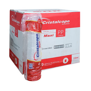 COPO PP 330 ML CRISTALCOPO (PCT COM050) (CX COM1000) em Pedra Bela SP