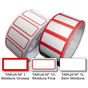 ETIQUETA 1L 23X12MM (RL COM1000) em Pedra Bela SP