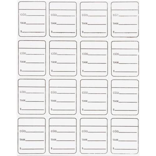 ETIQUETA B04 BR PARA TAG 30X38MM (PCT COM1000)(52508) ETIQUETA B04 BR PARA TAG 30X38MM (PCT COM1000)(52508)