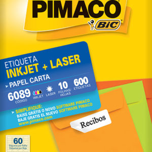 ETIQUETA PIMACO CR-6089 169X444 10 FOLHAS