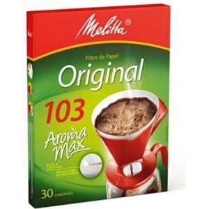 FILTRO DE PAPEL PARA CAFÉ 103 MELITTA ORIGINAL COM30 em Pedra Bela SP