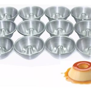 FORMA *ALUMÍNIO MINI PUDIM N°04 10X6,3X3,5 (PCT COM12) em Pedra Bela SP