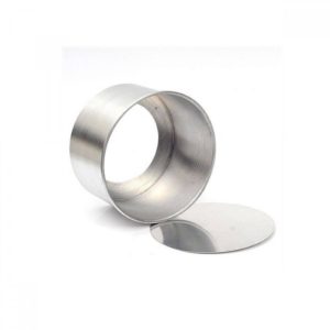 FORMA *ALUMÍNIO TORTA LISA FUNDO FALSO N°01 8,0X2,3 (PCT COM12)