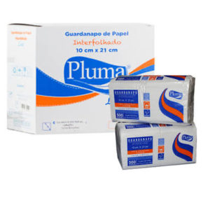 GUARDANAPO INTERF F SIMPLES 10X20CM PLUMA (CX COM6000) em Pedra Bela SP