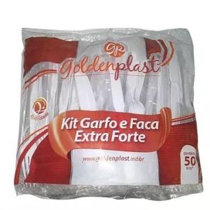 KIT GARFO E FACA GOLDPLAST (PCT COM50)