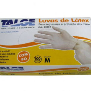 LUVA PROCED/LATEX M (CX COM100) em Pedra Bela SP