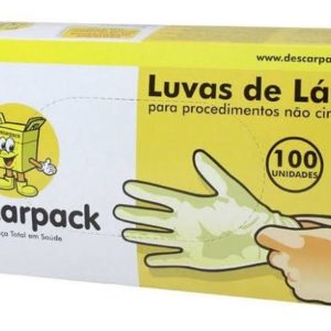 LUVA PROCED/LATEX P (CX COM100)