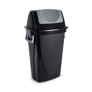CESTO PARA LIXO COM TAMPA BASC ECOB 045 LTS  PR em Pedra Bela SP
