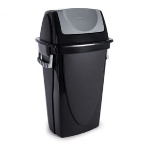 CESTO PARA LIXO COM TAMPA BASC ECOB 058 LTS  PR em Pedra Bela SP