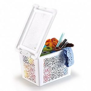 MONTE LIBANO - CAIXA MANDALA COM TRAVAS 8,5L BRANCA em Pedra Bela SP