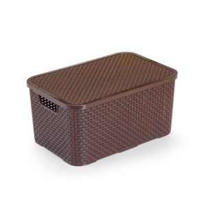MONTE LIBANO - MICRO CAIXA RATTAN 3,5L MARROM em Pedra Bela SP