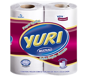 PAPEL TOALHA COZINHA YURI (C/ 2 UNID)( FD C/12 )
