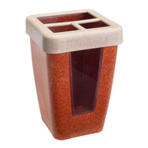 PORTA ESCOVA TERRAÇOTA 12CM em Pedra Bela SP