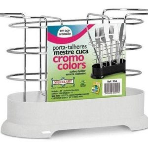 PORTA TALHERES MESTRE CUCA CROMO em Pedra Bela SP