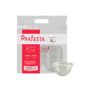 POTE BOWL 250ML (COM 20 UNIDS) PRAFESTA