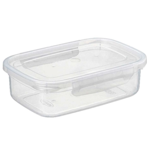 POTE PLÁSTICO RASO COM TRAVA 2,7LTS 9,6X14X4CM (CM)