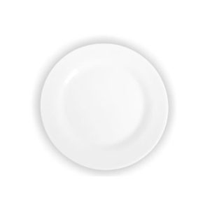 PRATO VIDRO BR RASO 24CM REFEI  OPALINE em Pedra Bela SP