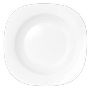 PRATO VIDRO BR RETA 21CM SOPA OPALINE