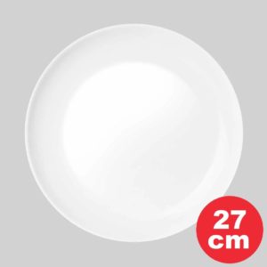 PRATO VIDRO BR RETA 27CM KILO   OPALINE em Pedra Bela SP