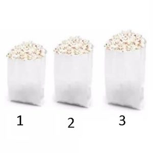 SACO PAPEL PIPOCA N.01 MONO      25GR 11X11 (PCT COM500) em Pedra Bela SP