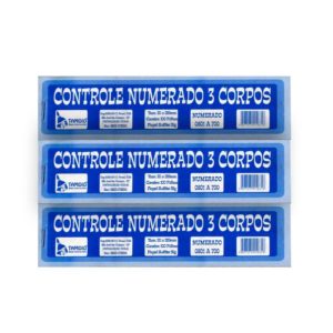 TALÃO TAMOIO PARA TRES CORPOS 50X03 REF:1031 em Pedra Bela SP