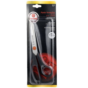 TESOURA PONTO VERMELHO 21,6CM