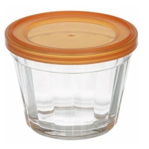 TIGELA DE VIDRO AMERICANO 150ML COM TAMPA em Pedra Bela SP