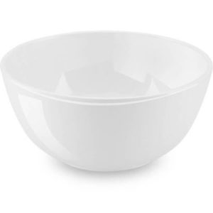 PRATO VIDRO BRANCO CUMBUCA 13CM SALADA