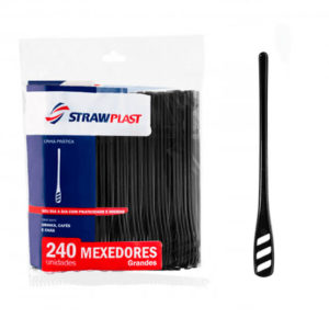 paZINHA PARA DRINK STRAW PRETO (PCT COM240) em Pedra Bela SP