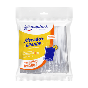 paZINHA PARA DRINK STRAW TRANSP (PCT COM240) em Pedra Bela SP